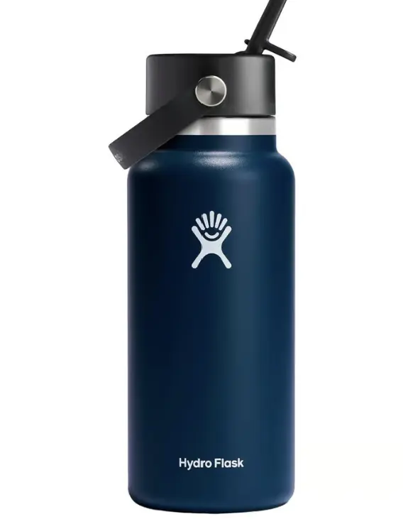 HIDRO FLASK 32 OZ WIDE FLEX CAP  (BLACK)
